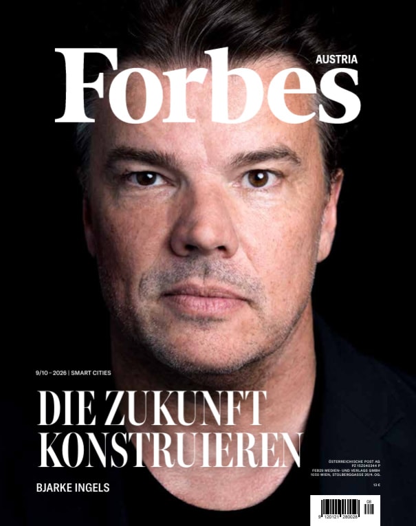 Titelseite Forbes Austria, Ausgabe 9/10 – 2026